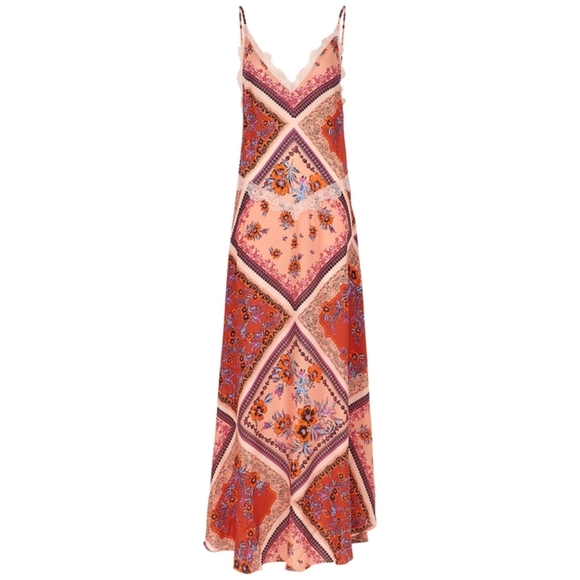 NWT Free People Stevie Printed Maxi Dress - Picture 3 of 6